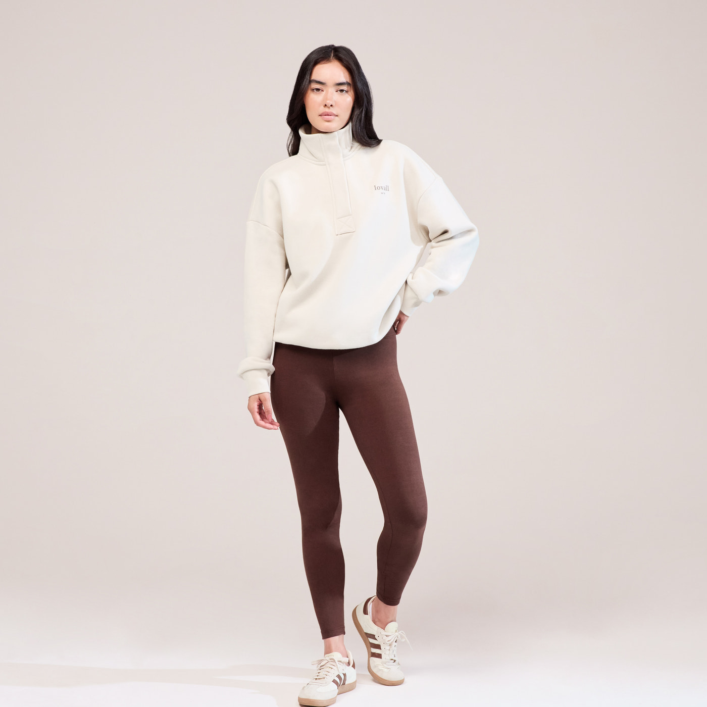 Curve Everyday High Waisted Leggings - Chocolate Brown