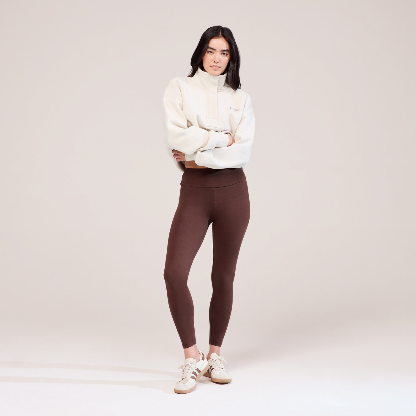 Heavyweight 1/4 Zip Sweatshirt - Ecru