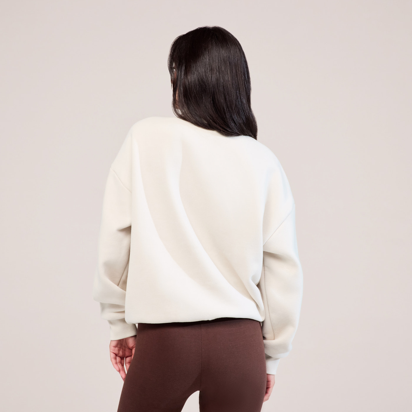 Heavyweight 1/4 Zip Sweatshirt - Ecru