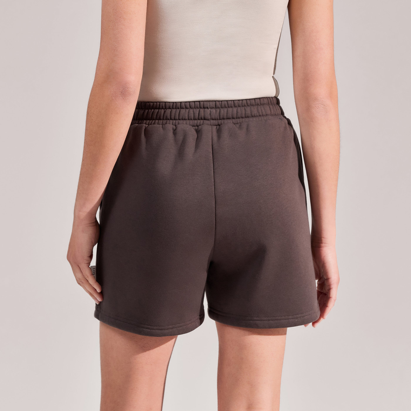 Organic Sweat Shorts - Black Coffee