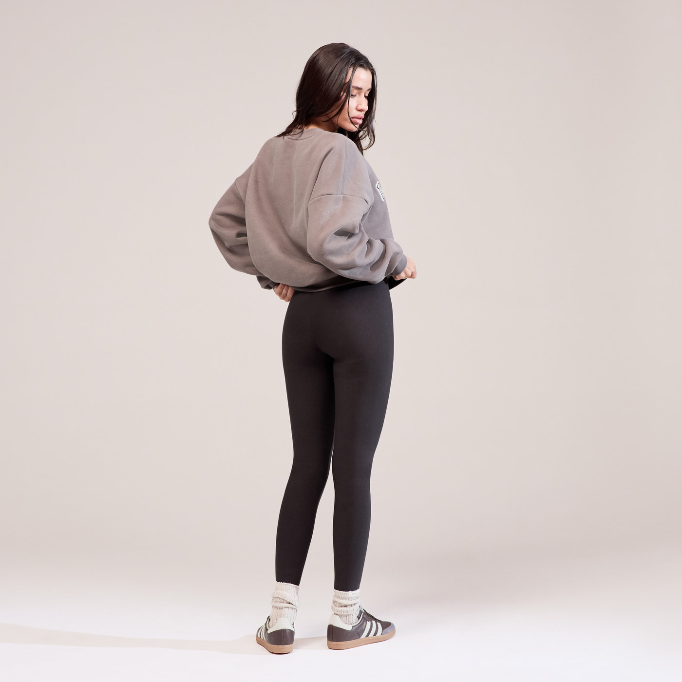 Winter Everyday High Waisted Leggings - Black Coffee