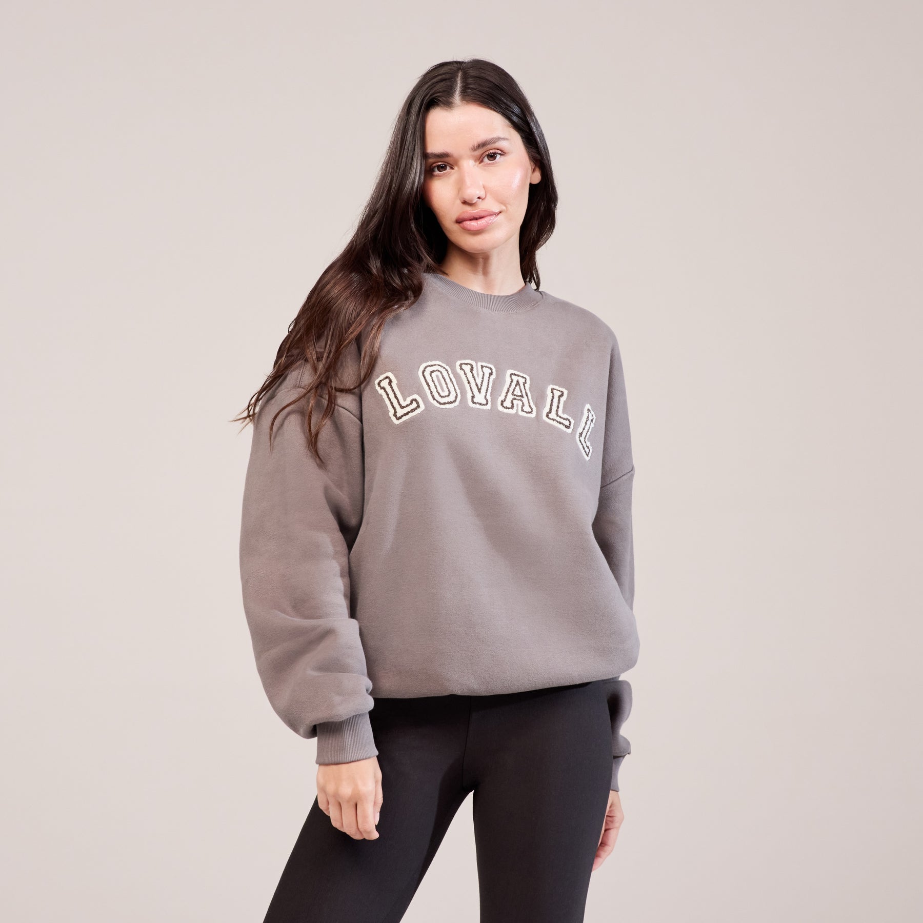 Heavyweight Oversized Sweatshirt Campus - Mocha