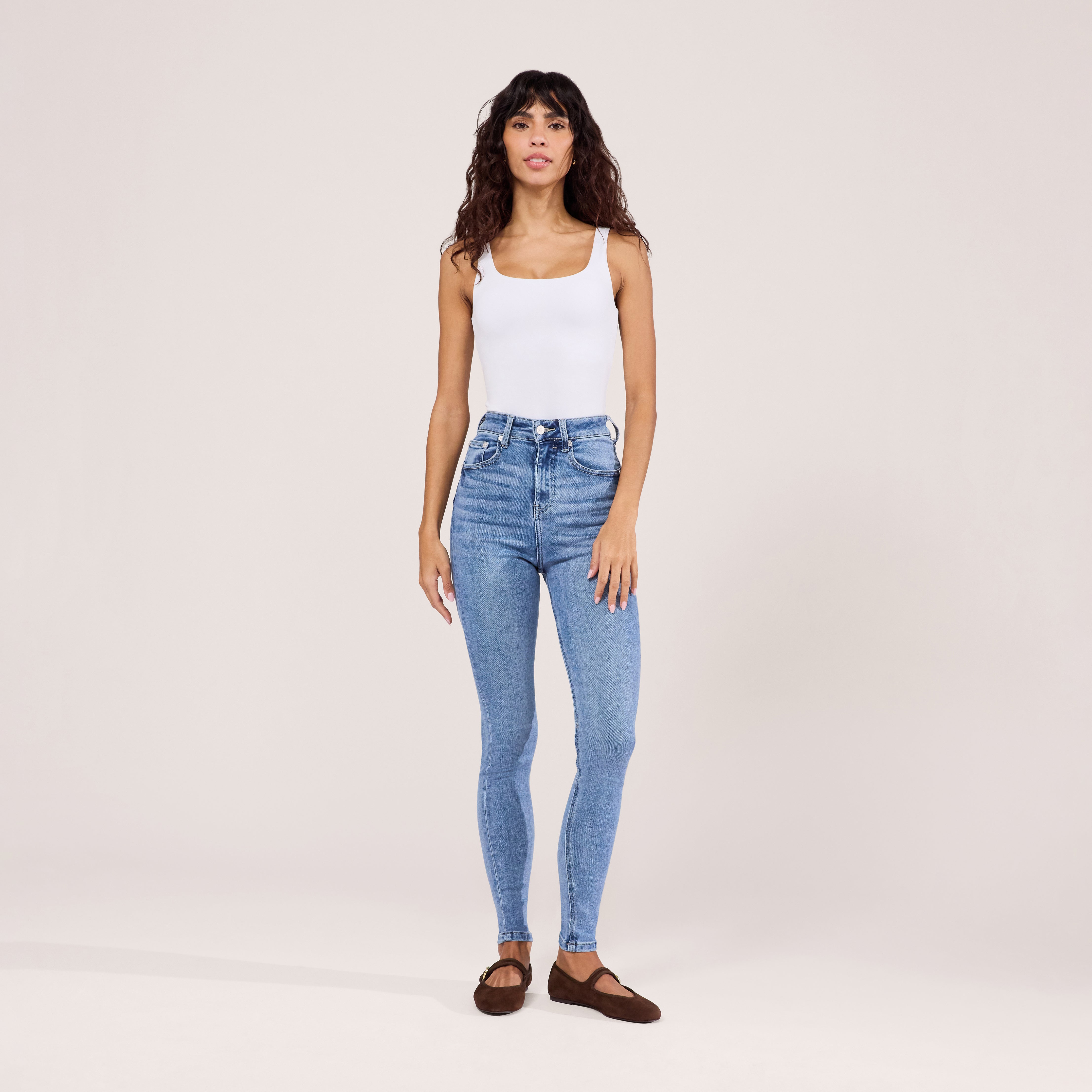 Lift & Shape Jeans Mid