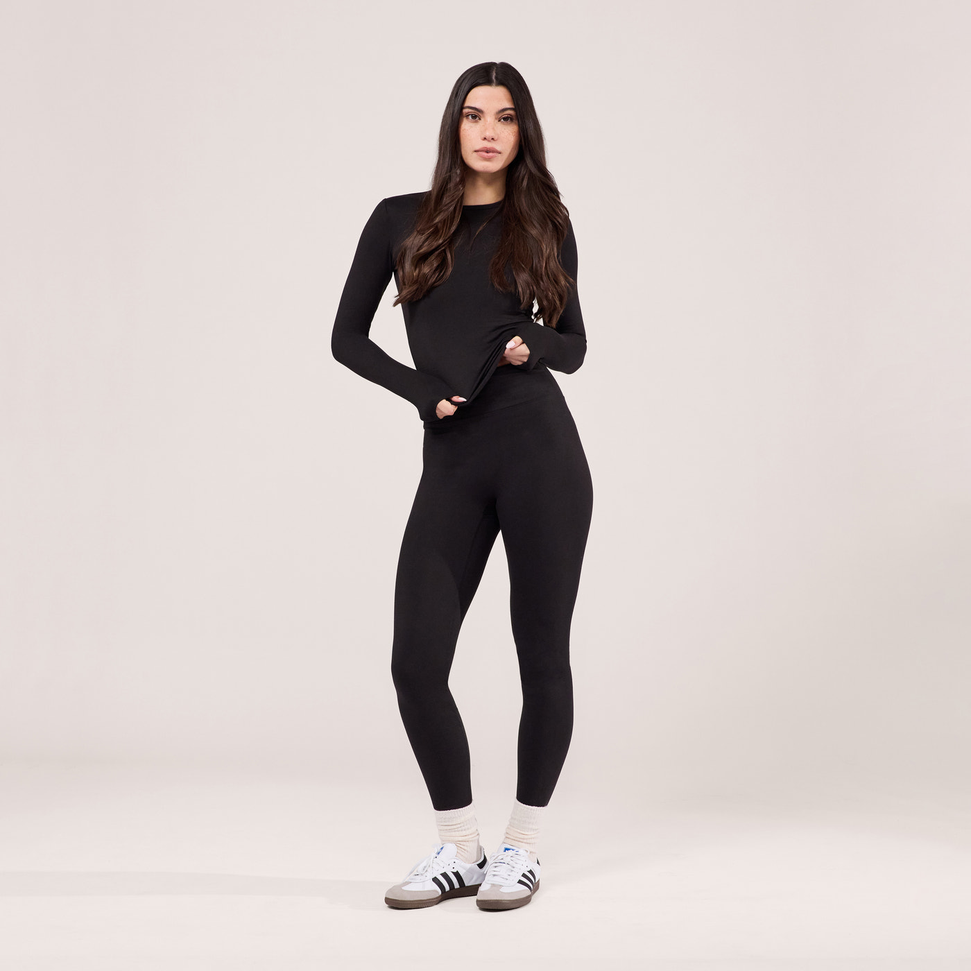Ultimate Everyday long Sleeve Top - Black Coffee