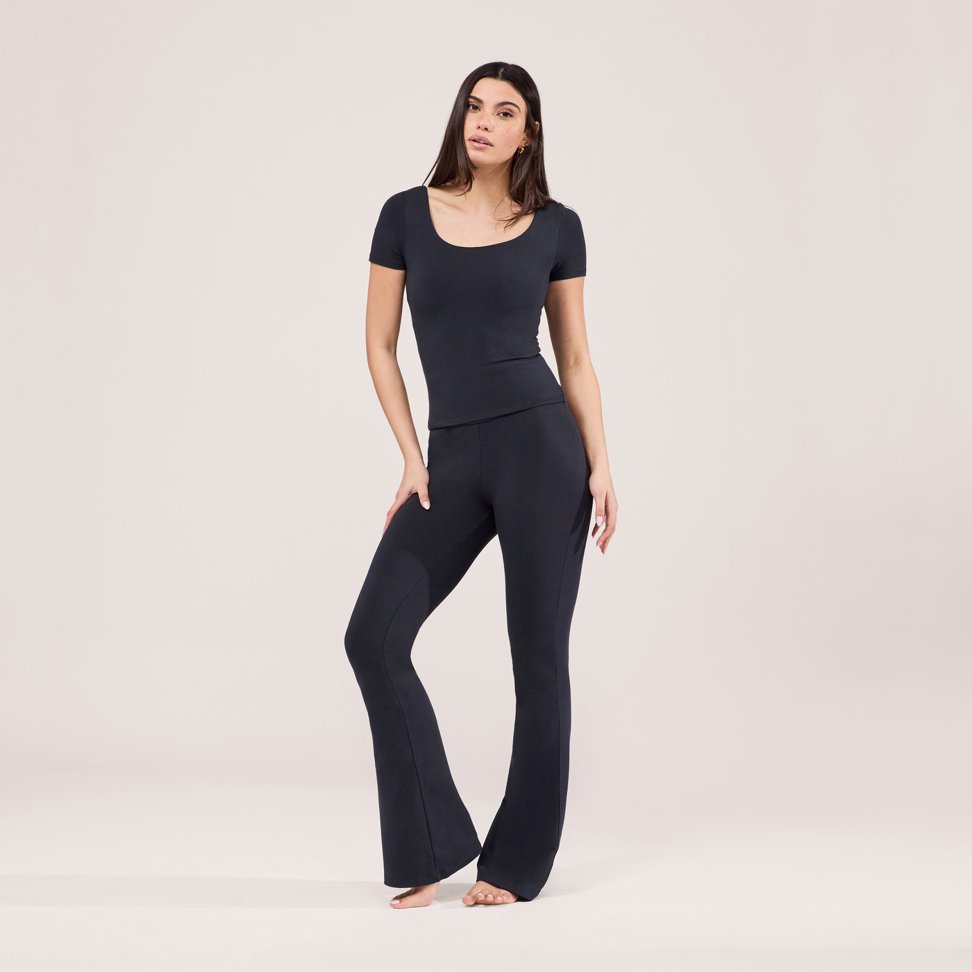 Lightweight Short Sleeve Top - Vintage Navy