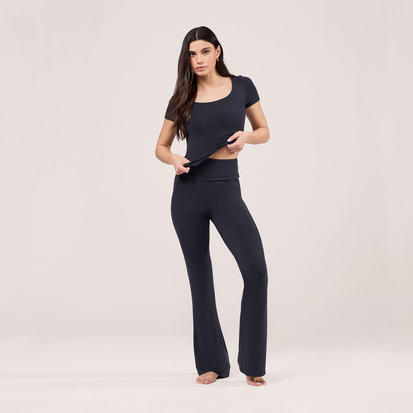 Lightweight Short Sleeve Top - Vintage Navy