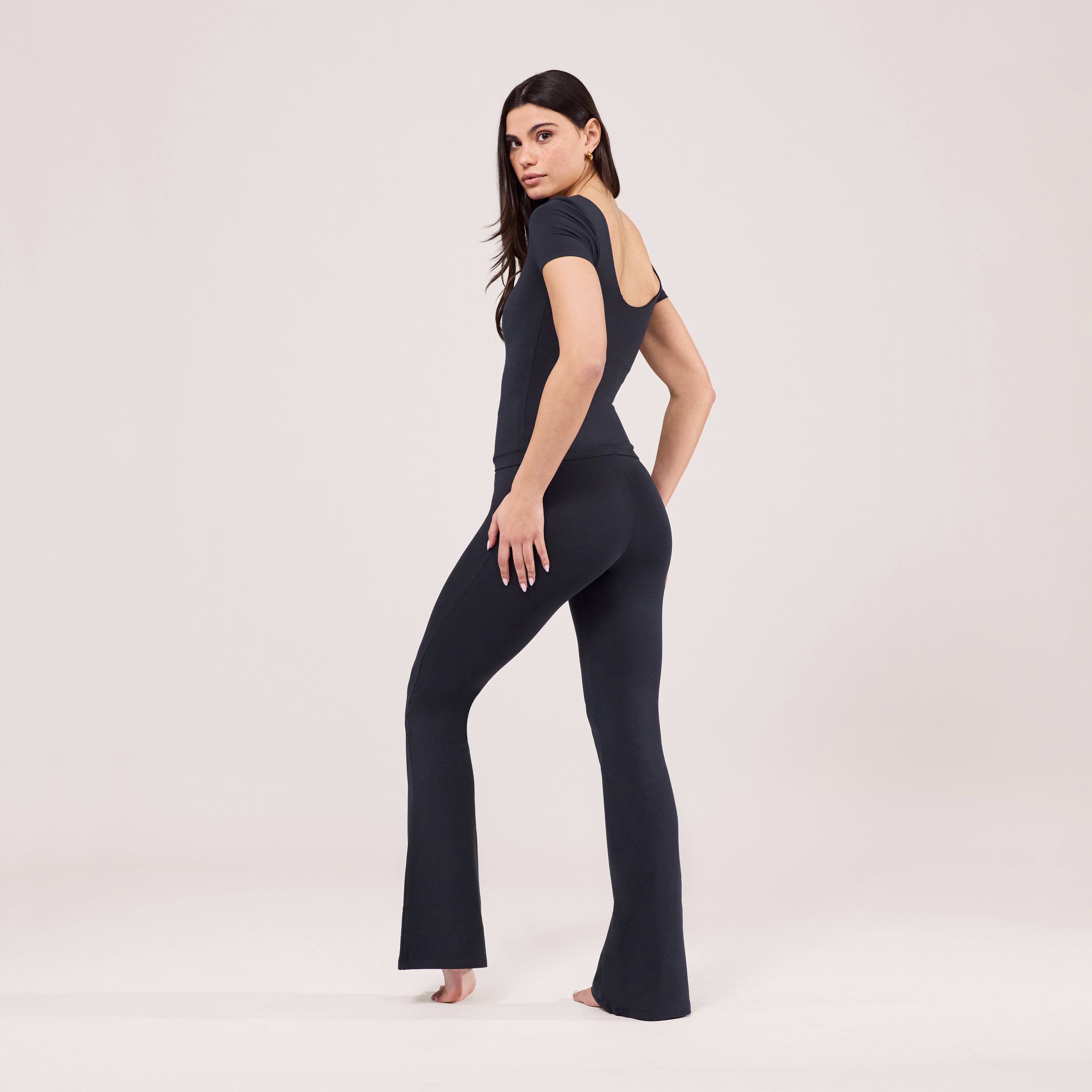 Lightweight Flare Leggings - Vintage Navy