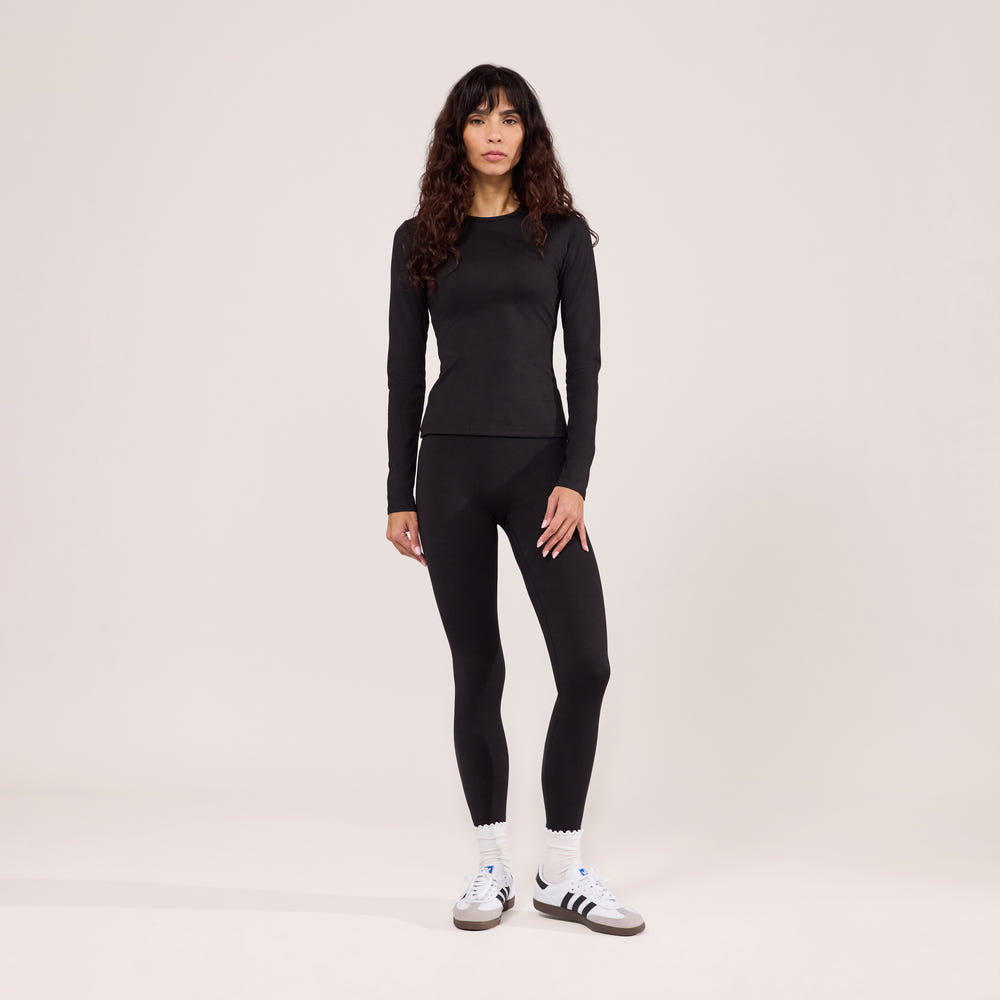 Ultimate Everyday long Sleeve Top - Black