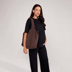 Maternity Soft Touch Wide Leg Lounge Set - Black