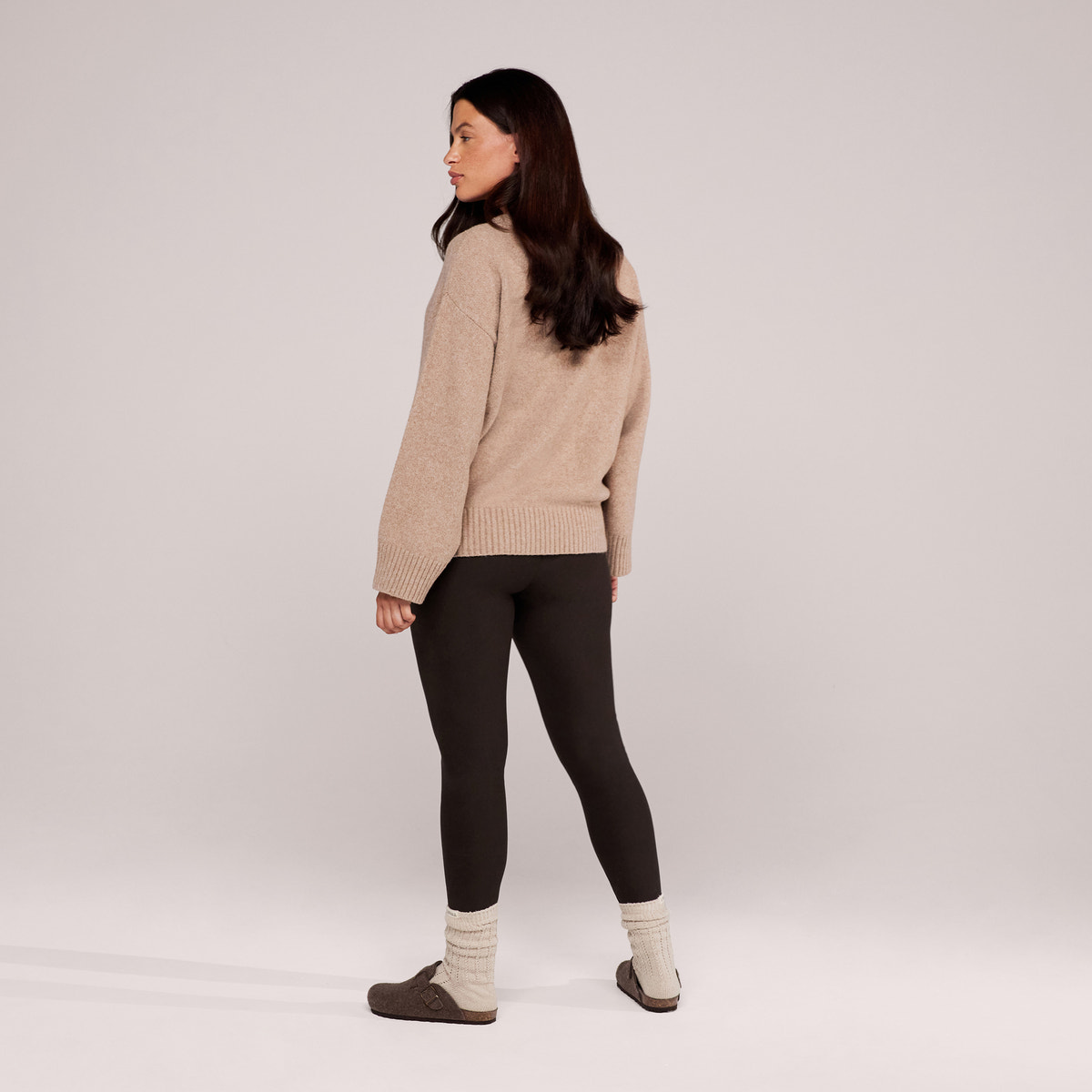 Maternity Winter Everyday Leggings - Black Coffee