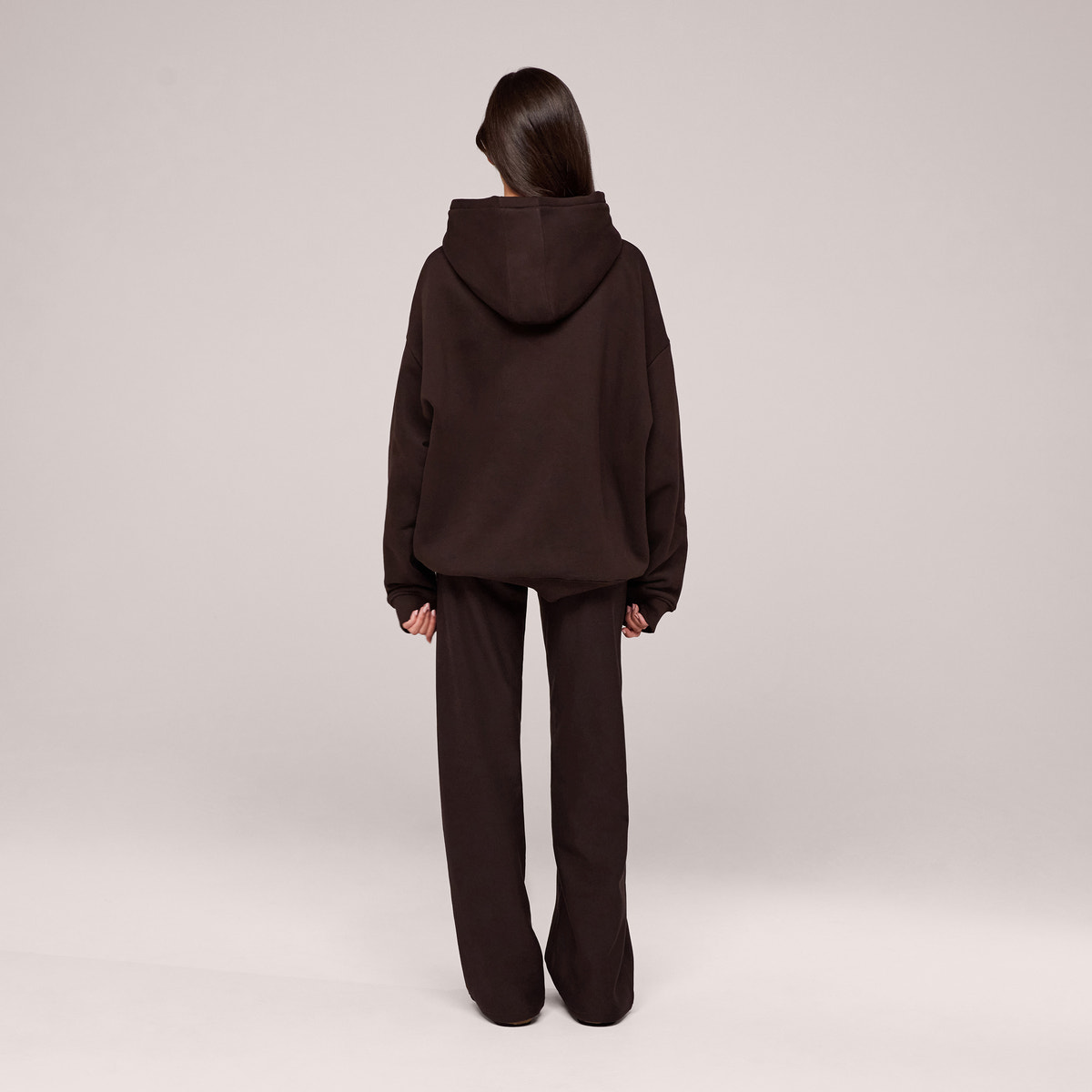Winter Wide Leg Trousers - Espresso Brown