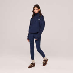 Heavyweight 1/4 Zip Sweatshirt - Navy
