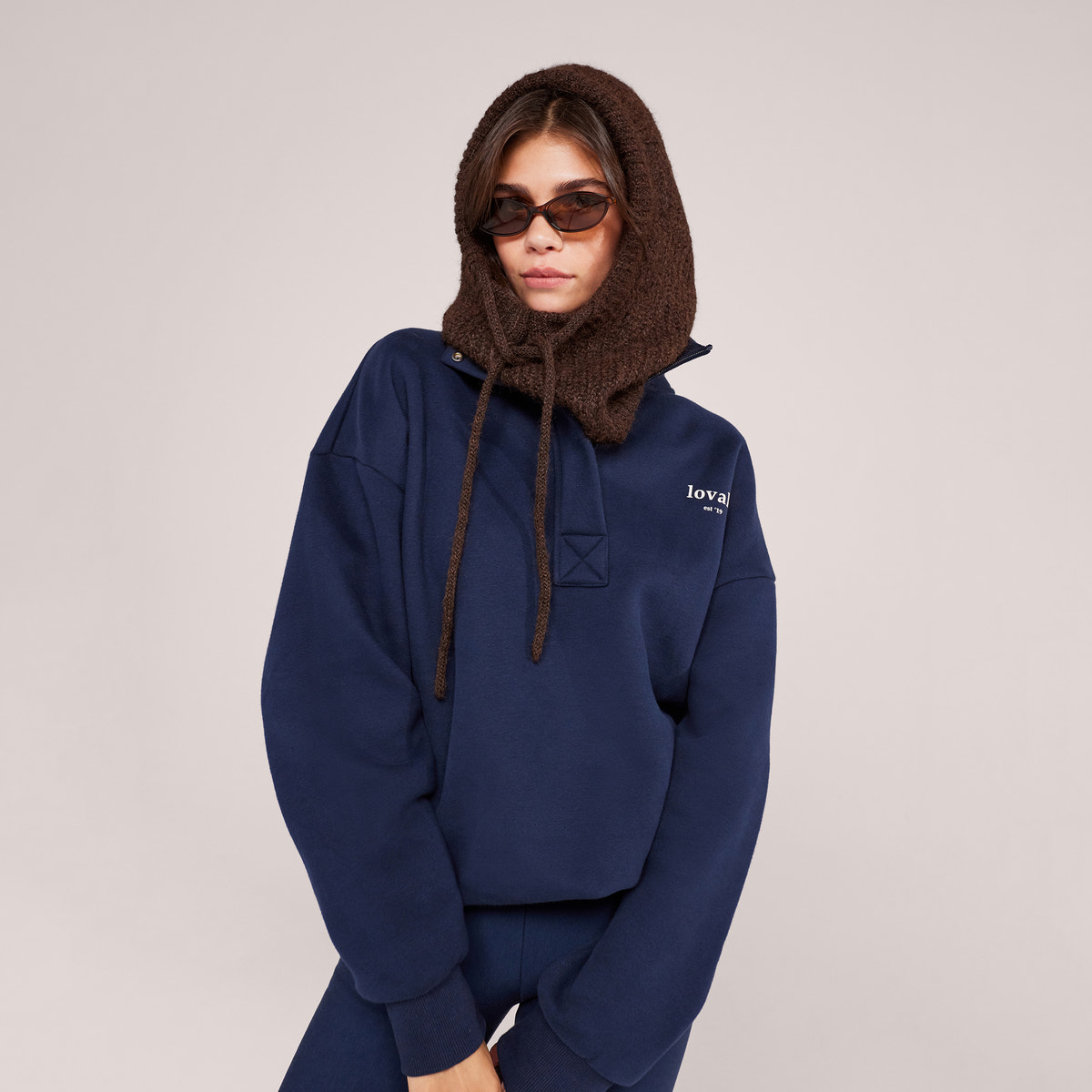 Heavyweight 1/4 Zip Sweatshirt - Navy