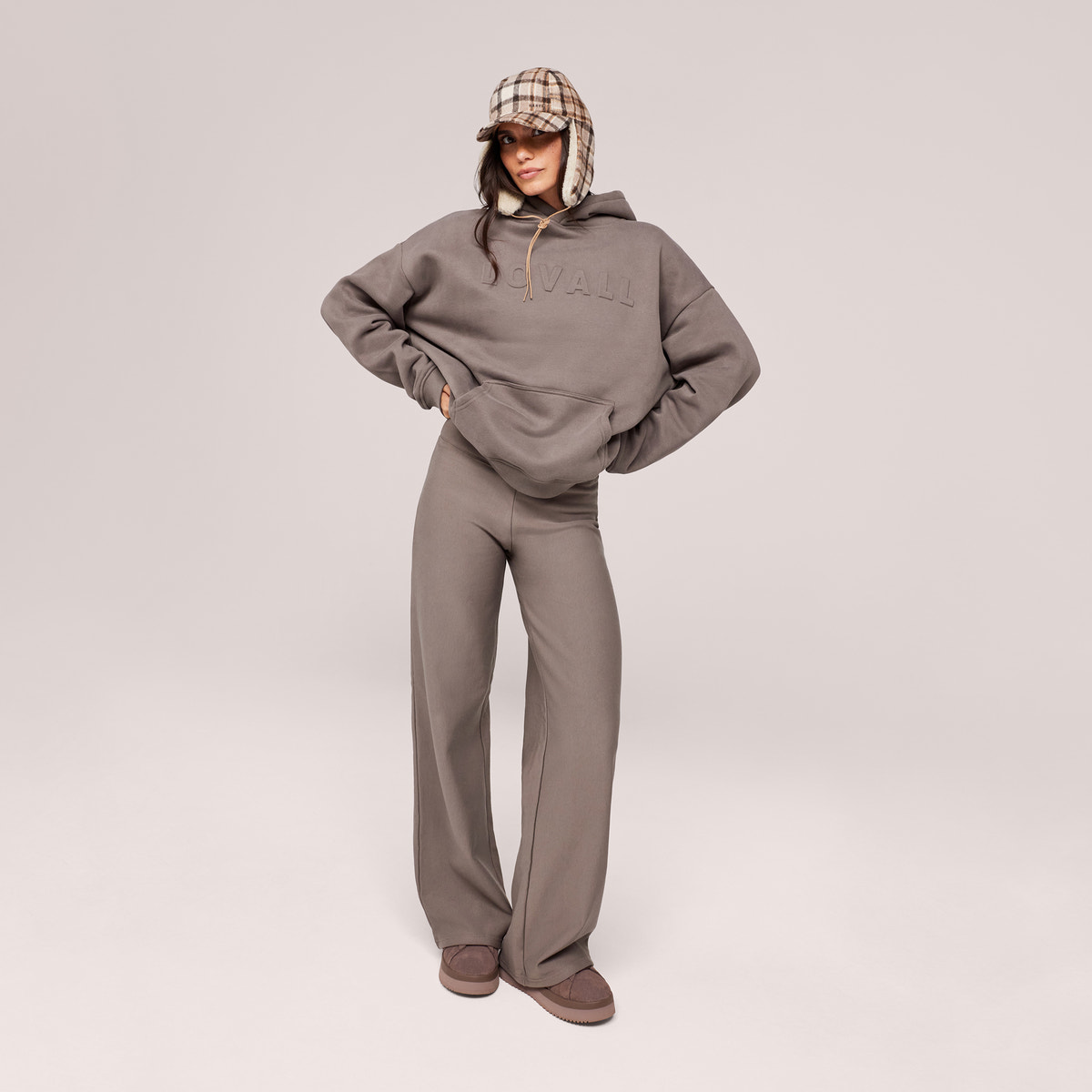 Winter Wide Leg Trousers - Mocha