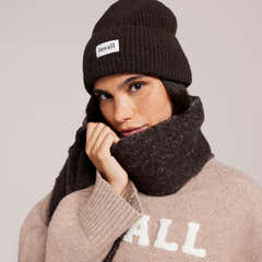 Knitted Hat - Black Coffee