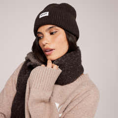 Knitted Hat - Black Coffee