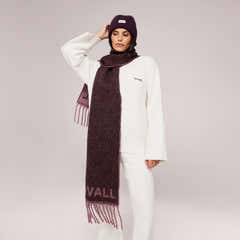 Knitted Hat - Wine