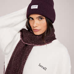 Woven Scarf - Wine