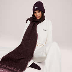 Knitted Hat - Wine