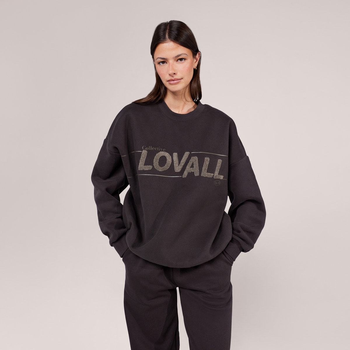 Heavyweight Oversized Sweatshirt Collective - Black Coffee