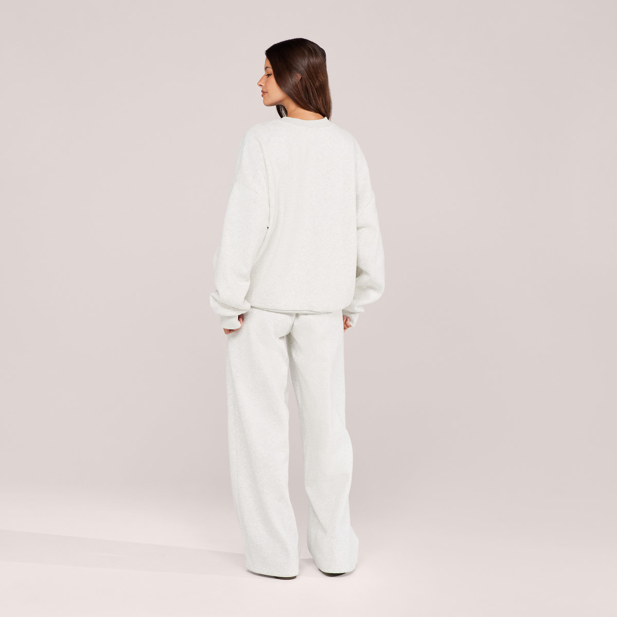Heavyweight Oversized Sweatshirt Collective - Light Grey Marl