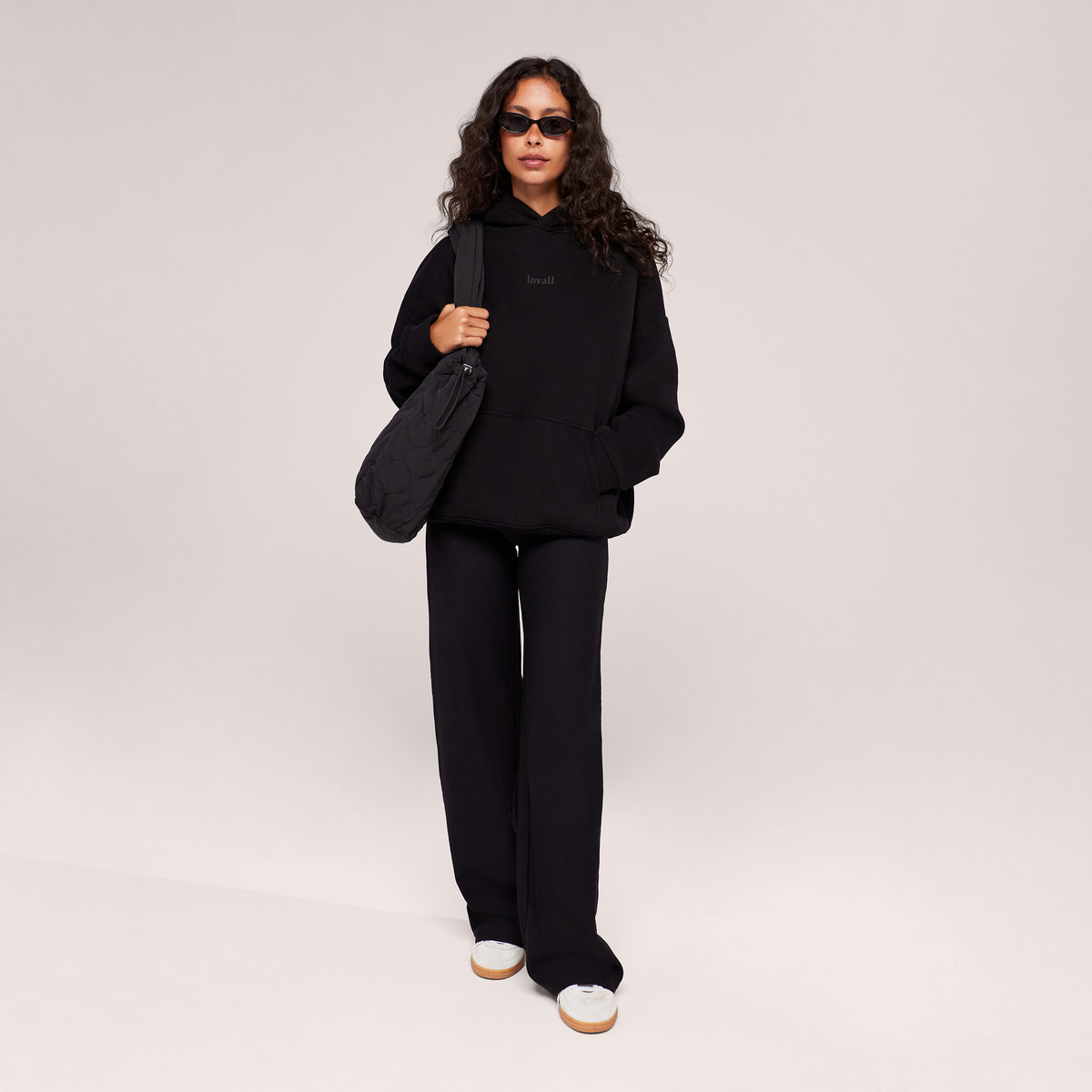 Winter Wide Leg Trousers - Black