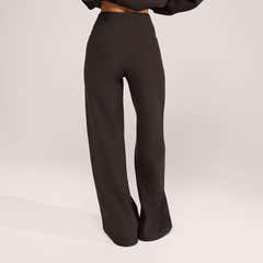 Winter Wide Leg Trousers - Black Coffee