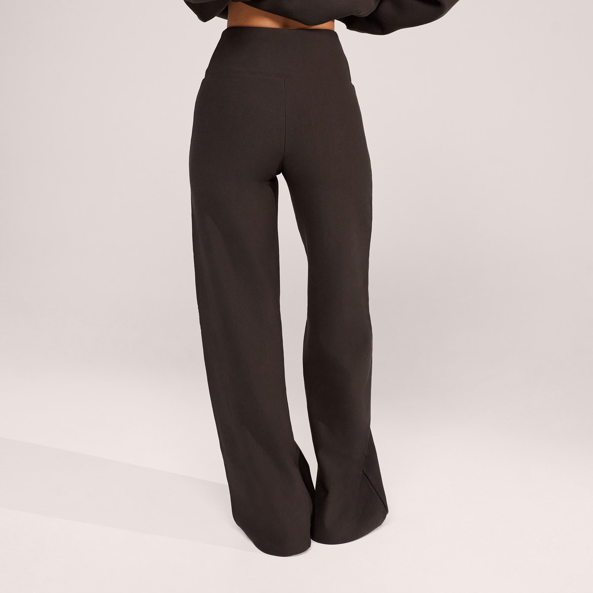 Winter Wide Leg Trousers - Black Coffee