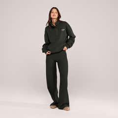 Winter Wide Leg Trousers - Pine