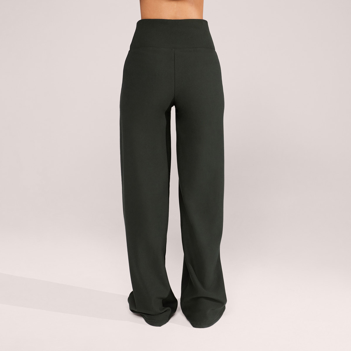 Winter Wide Leg Trousers - Pine