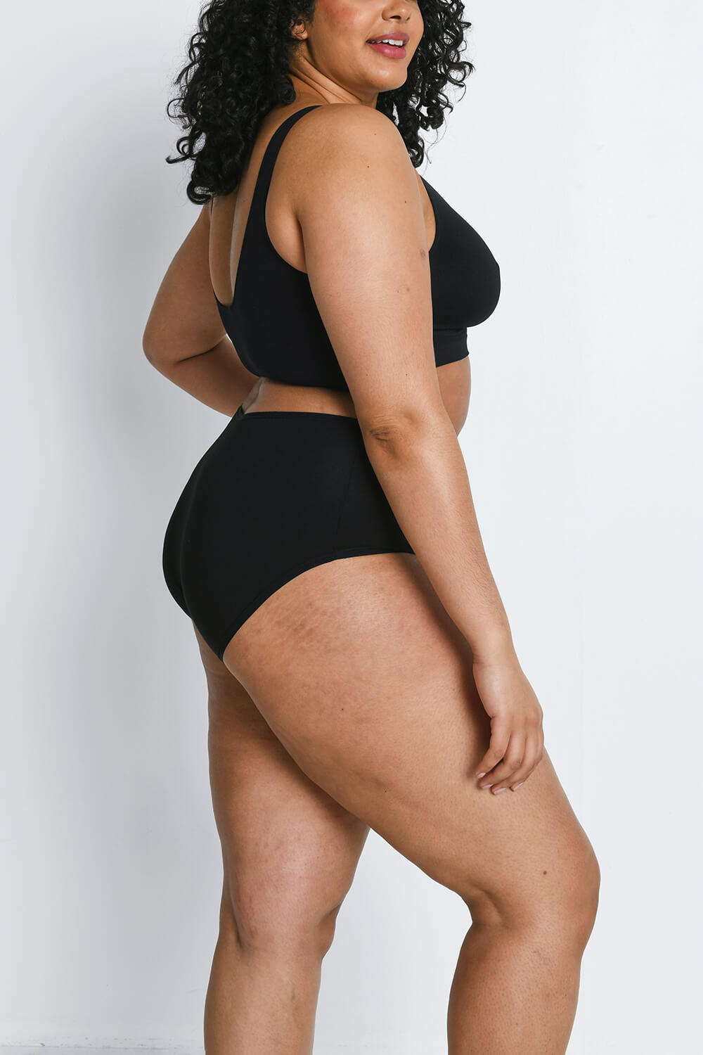 Curve High Rise Cotton Blend Full Briefs 3 Pack