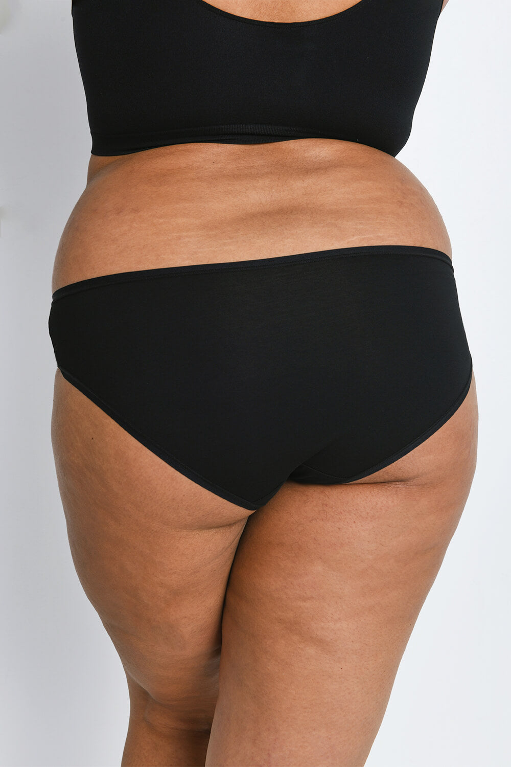 Curve Cotton Blend Brazilian Knickers 3 Pack