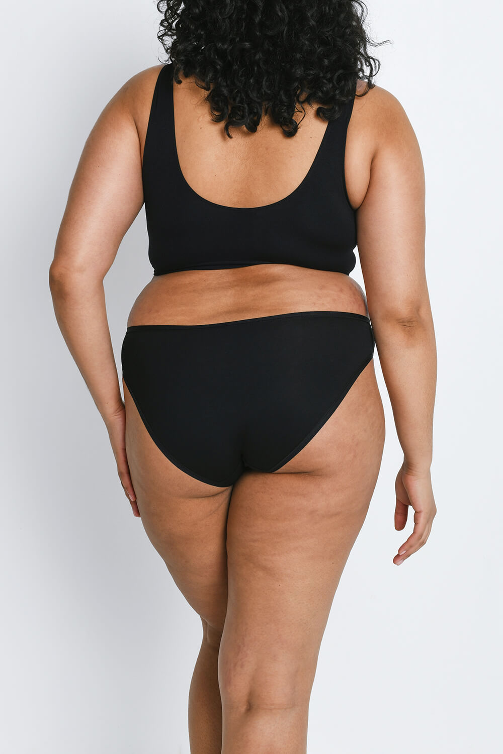 Curve Cotton Blend High Leg Knickers 3 Pack