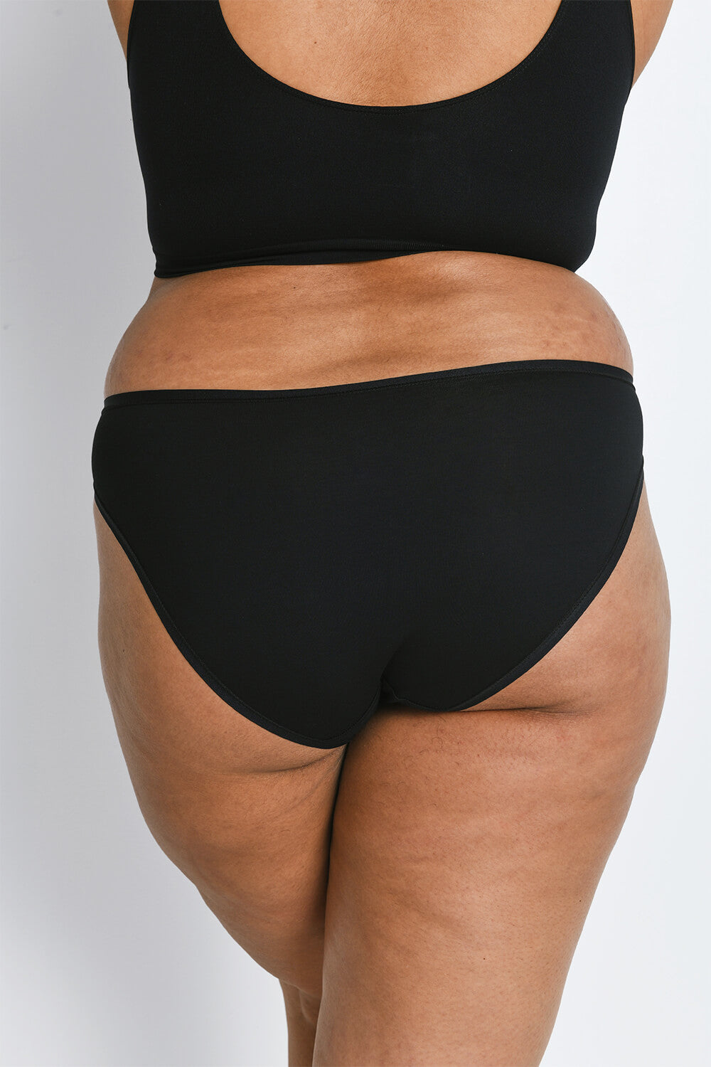 Curve Cotton Blend High Leg Knickers 3 Pack