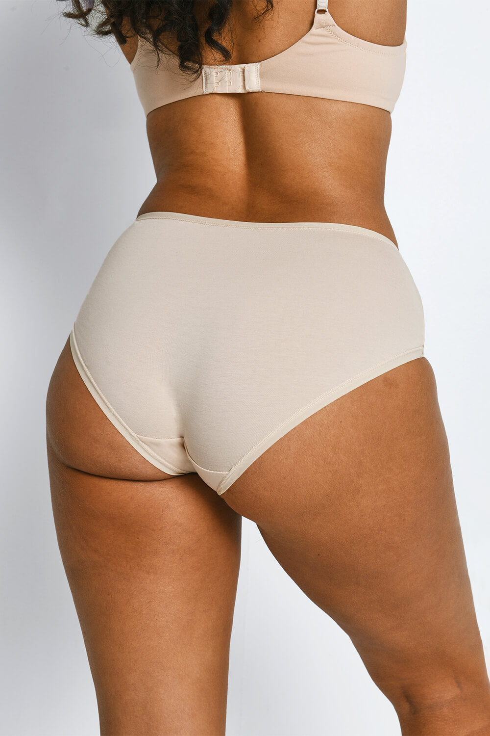 Cotton Blend Midi Knickers 3 Pack