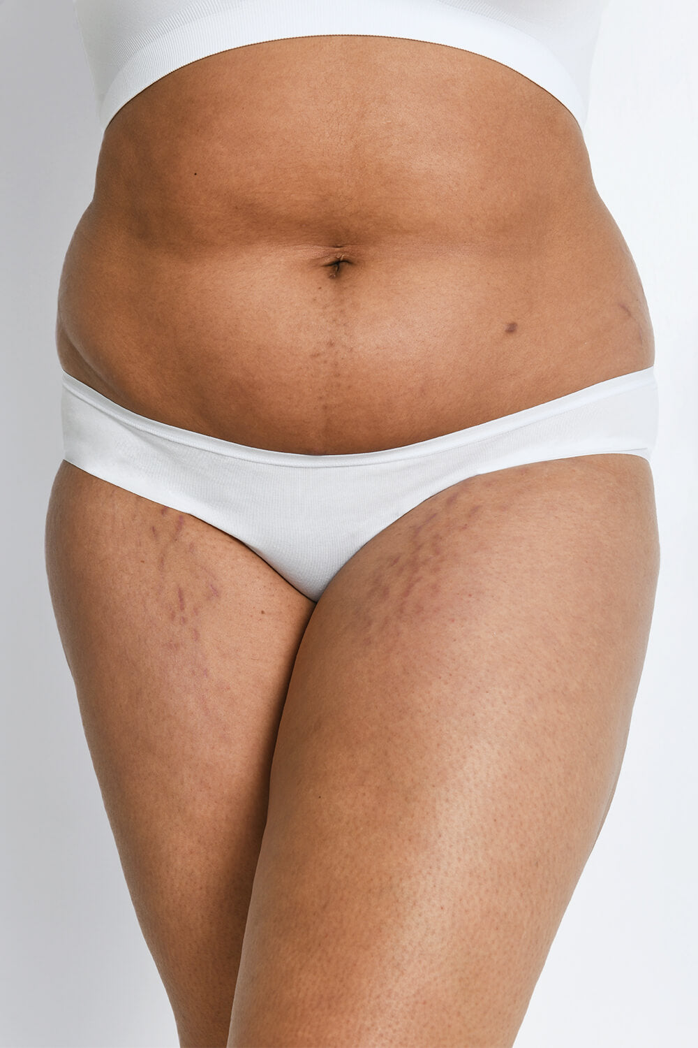 Curve Cotton Blend Brazilian Knickers 3 Pack