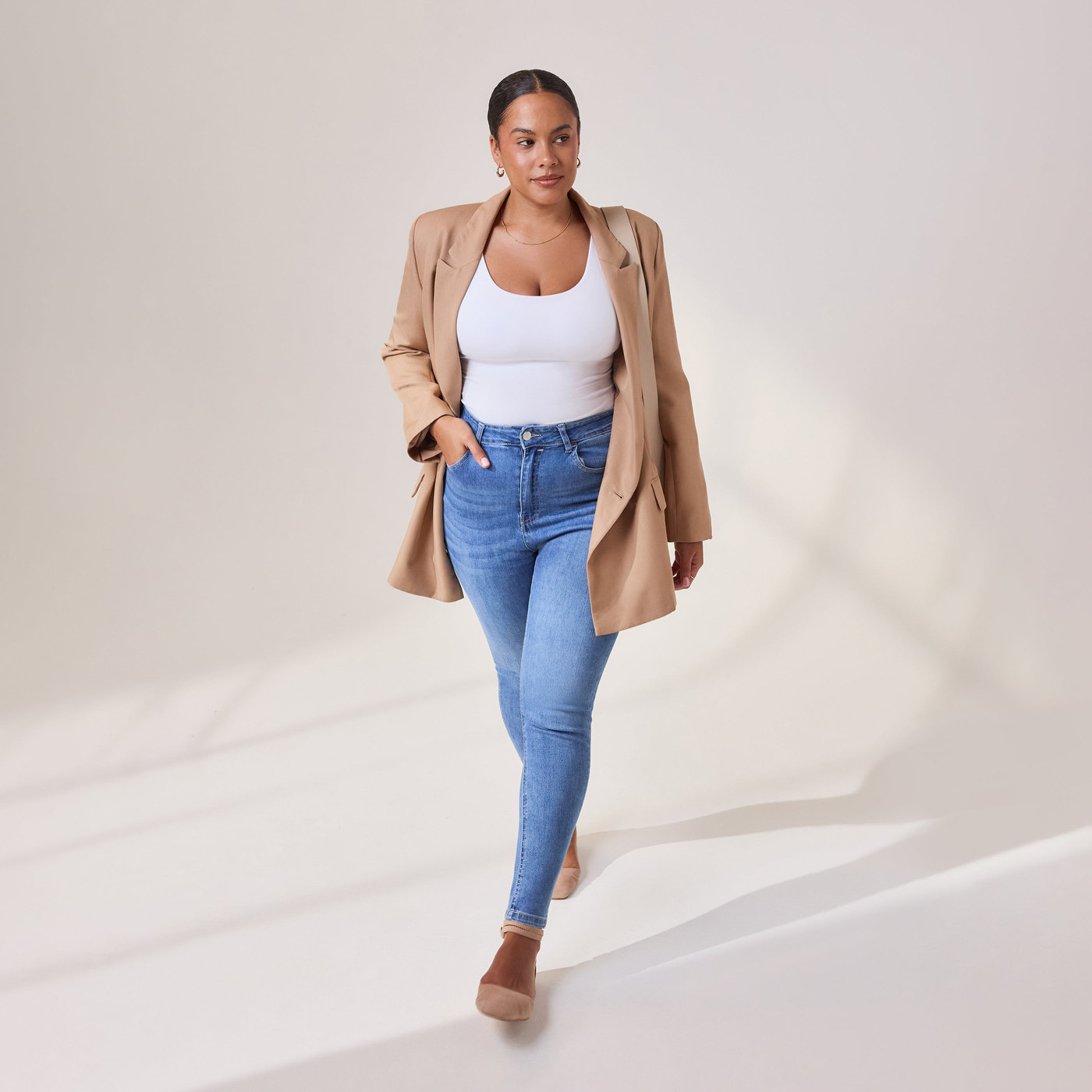 Lift & Shape Jeans - Mid Blue