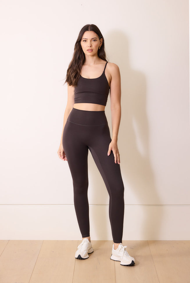 24/7 Revitalise High Waisted Leggings - Black Coffee