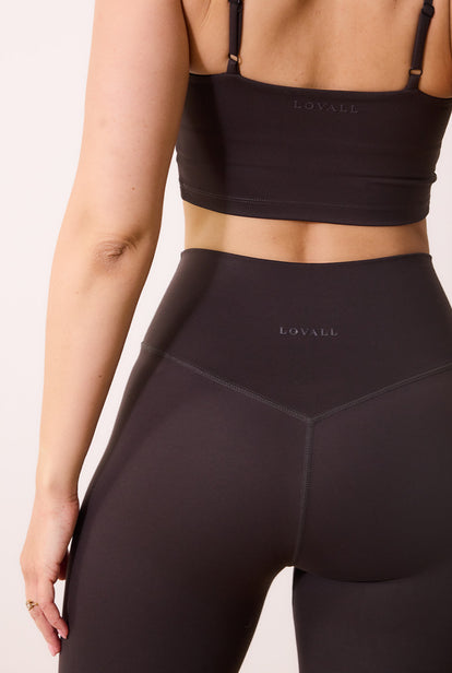 Curve 24/7 Revitalise High Waisted Leggings - Black Coffee