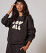 ALL SZN Organic Oversized Sweatshirt Style 1 - Black Coffee