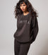 ALL SZN Organic Oversized Sweatshirt Style 4 - Black Coffee