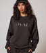 ALL SZN Organic Oversized Sweatshirt Style 4 - Black Coffee