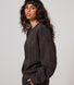 ALL SZN Organic Oversized Sweatshirt Style 4 - Black Coffee