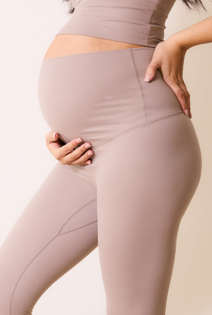 Maternity 24/7 Revitalise 7/8 Leggings  - Clay