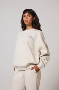 ALL SZN Organic Oversized Sweatshirt Style 3 - Ecru