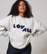 ALL SZN Organic Oversized Sweatshirt Style 2 - Light Grey Marl