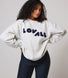 ALL SZN Organic Oversized Sweatshirt Style 2 - Light Grey Marl