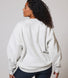 ALL SZN Organic Oversized Sweatshirt Style 2 - Light Grey Marl