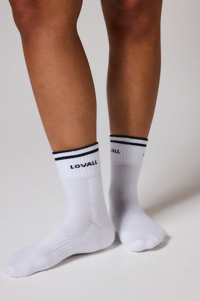 Ribbed Sports Socks - Vintage Navy