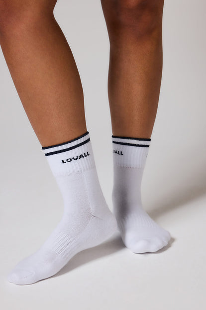 Ribbed Sports Socks - Vintage Navy